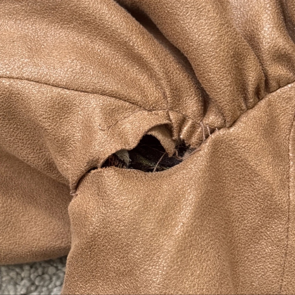 Gracia Women's Rust brown Faux suede Lightweight Jacket Size M - Picture 16 of 16